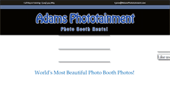 Desktop Screenshot of adamsphototainment.com